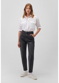 Mavi Damen Weite Jeans "LAURA", grau, modisch, Gr. 28, Stoff, 99% Baumwolle, 1% Elasthan, Jeans, Pleated Baggy Pants