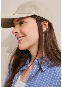 Cecil Damen Strickmützepumice beige, casual, unifarben, Leinen, Mützen, Basic