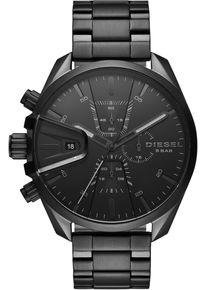 Diesel Herren Chronograph "MS9 CHRONO", schwarz, Armbanduhren, Quarzuhr, Armbanduhr, Herrenuhr, Datum,Stoppfunktion,Edelstahlarmband