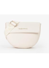 Valentino Handbags VALENTINO BAGS Damen Umhängetasche "BIGS", beige, Lederimitat, Taschen, Handtasche Damen Schultertasche mit goldfarbenen Details