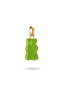 Thomas Sabo Damen Charm-Einhänger "Thomas Sabo x HARIBO: Charm - Connect", gold, Silber 925, recycelt, Charms, mit Kristallglas