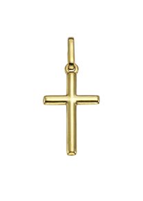 Vivance Damen Ketten-Anhänger "585 Gold Motiv Kreuz", ONE-SIZE, Gold, 0,6 g, gelb, Gold, Schmuckanhänger