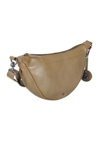 Harbour 2nd Damen Umhängetasche "Smilla", grün, Leder, Taschen, Handtasche Damen Schultertasche mit abnehmbaren Schulterriemen