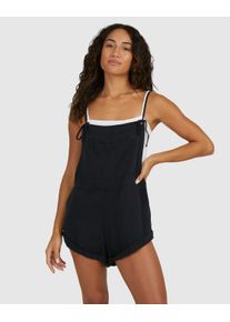 Billabong Damen Playsuit "Wild Pursuit", schwarz, Gr. S, Cotton, Overalls