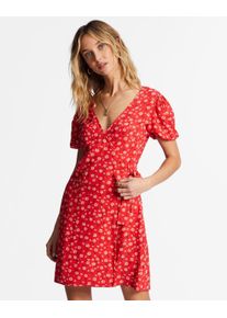 Billabong Damen Minikleid "Hot Tropics", rot, Gr. XS, 100% Viskose, Kleider