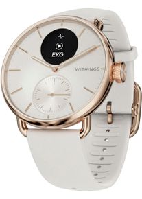 Withings Smartwatch "ScanWatch 2 38mm, hybrid, Akku bis 30 Tage, 50 M Wasserdicht", rosa, Smartwatches, Aktivitätstracking, Schlafüberwachung,