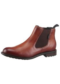 Bugatti Herren Chelseaboots, Gr. 44, braun, Leder, Basic, Schuhe, Stiefelette, Business Schuh, Boots zum Schlupfen