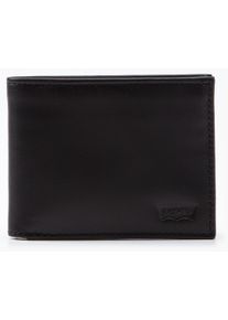Levi's LEVI'S Geldbörse "LEVI'S CASUAL CLASSICS HUNTE COIN BIFOLD - BATWIN", schwarz, Rindsleder, Basic, Kleinlederwaren, im praktischem Format Geldbeutel