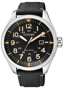 Citizen Herren Solaruhr, schwarz, Armbanduhren, Armbanduhr, Herrenuhr, Datum