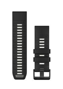 Garmin Uhrenarmband "Wechselarmband QuickFit 26 mm Silikon", 28cm, Garmin fenix 8 (51mm)-kompatible Garmin Uhrmit 26mm Stegbreite, schwarz, Silikon,