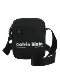 Damen Umhängetasche "CKJ GRAPHIC CK REPORTER", Calvin Klein Jeans, schwarz, Polyester, unifarben, Taschen, Herren Schultertasche, Body Bag mit