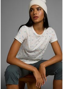 Kangaroos Damen T-Shirt, bunt, casual, Gr. 36, bedruckt, gemustert, mehrfarbig, Single Jersey, Obermaterial: 50% Baumwolle, 50% Modal, Shirts, mit