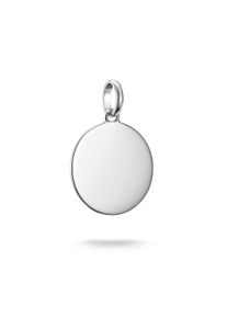 Thomas Sabo Damen Charm-Einhänger "Charm Coin groß - Connect, CC1273-001-21, CC1273-413-39", silber, Silber 925, recycelt, Charms