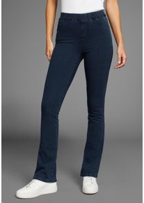 Arizona Damen Jeansjeggings "360 Grad Elastisch", blau, Basic, Gr. 34, Denim/Jeans, Obermaterial: 72% Baumwolle, 22% Polyester, 6% Elasthan, Jeans,