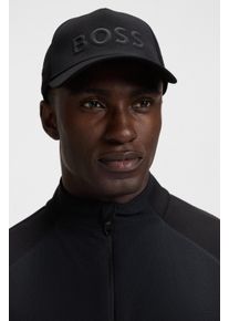 BOSS Green Damen Baseball Cap "Pyer-Golf", schwarz, casual, unifarben, Piquu00e9, Kunstfaser, Caps, im luftigen Mesh-Piqué