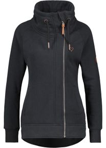 alife and kickin ALIFE & KICKIN Damen Sweatjacke "Damen MerylAK", schwarz, Gr. XS, 50% Baumwolle 50% Polyester, Sweatjacken
