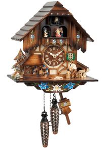 Pendelwanduhr CHRISTOFFEL, bunt, Wanduhren, "Kuckucksuhr Christoffel "Made in Germany""