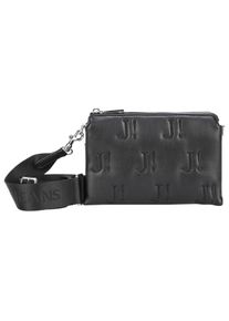 JOOP! JOOP JEANS Damen Schultertasche "Serenita Noreen Shoulderbag Xshz", schwarz, Lacklederimitat, Taschen