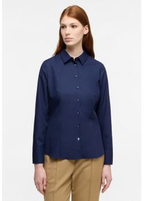 Eterna Damen Hemdbluse "REGULAR FIT", blau, klassisch, Gr. 44, 100% Baumwolle, Blusen, NON IRON (bügelfrei)