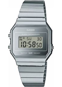 CASIO VINTAGE Damen Chronograph, silber, Armbanduhren, Quarzuhr, Armbanduhr, Damen, Herren, digital, retro, Stoppfunktion