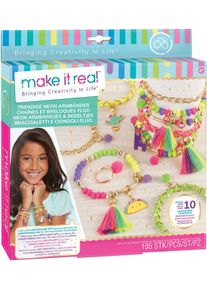 Make It Real Kinder Kreativset "Neon Armbänder", bunt, Kreativsets