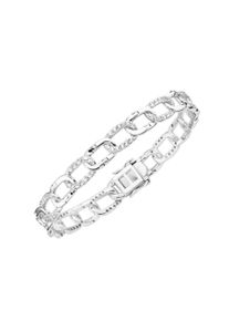 Damen Armband "mit Zirkonia, Silber 925", 19cm, Silber 925 (Sterlingsilber), silber, Giorgio Martello MILANO, Silber 925 (Sterlingsilber), Armbänder