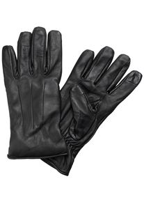 Jack & Jones JACK & JONES Damen Lederhandschuhe, schwarz, casual,klassisch,modisch, Gr. LXL, unifarben, Ziegenleder, Handschuhe