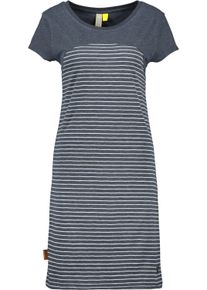 alife and kickin ALIFE & KICKIN Damen Jerseykleid "Damen ClariceAK", blau, Gr. XS, 65% Baumwolle 35% Polyester, Kleider