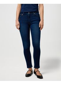 Wrangler Damen Skinny-fit-Jeans "SIENNA"nightshade, casual, Gr. 28, unifarben, Denim/Jeans, Obermaterial: 82% Baumwolle, 8% Lyocell, 8% Polyester, 2%