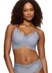 Triumph Damen Bügelloser BH "Lift Smart P EX", Gr. 1, blau, Spitze, Spitze, Obermaterial: 47% Polyamid, 29% Polyester, 24% Elasthan, unifarben,