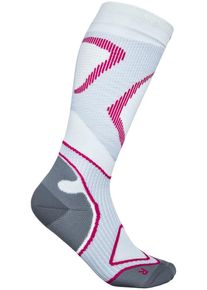 Bauerfeind Damen Sportsocken "Run Performance Compression Socks, Women", Gr. 35, weiß, Obermaterial: 57% Baumwolle, 41% Polyester, 2% Elasthan,