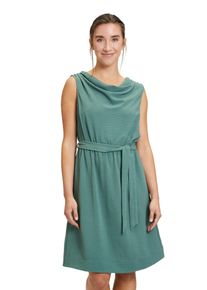 Cartoon Damen Druckkleid "Cartoon Casual-Kleid mit Bindegürtel", grün, modisch, Gr. 42, Obermaterial: 100% Polyester., Kleider, Design