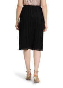 Vera Mont Damen Minirock "Vera Mont Chiffonrock mit Plissee", schwarz, modisch, Gr. 36, Chiffon, Obermaterial: 100% Polyester. Futter: 100%