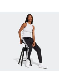 Damen Sporthose "W 3S SJ JOGGER", schwarz-weiß, sportlich, Gr. XL, adidas Sportswear, Obermaterial: 93% Baumwolle, 7% Elasthan, Hosen, Lässig