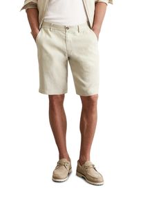 Marc O'Polo MARC O'POLO Herren Shorts "Reso jogger", grau, casual, Gr. 33, Web, Obermaterial: 100% Leinen, Hosen