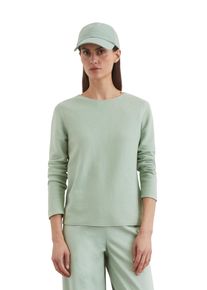 Marc O'Polo MARC O'POLO Damen Rundhalspullover "aus softem Organic Cotton", grün, casual, Gr. XXS, unifarben, Obermaterial: 100% Baumwolle, Pullover