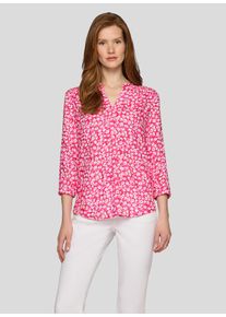 Rabe Damen Klassische Bluse "Bluse", pink, feminin, Gr. 40, gemustert, 100%Viskose, Blusen