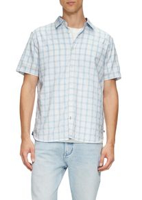 s.Oliver Herren Kurzarmhemd, weiß, casual, Gr. M, unifarben, Web, Obermaterial: 100% Baumwolle, Hemden, mit Waschung