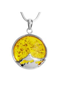 OSTSEE-SCHMUCK Damen Kette mit Anhänger "OSTSEE-SCHMUCK Kette mit Anhänger Fischland-Darß-Zingst 25 mm", 42cm, Silber 925 (Sterlingsilber), L: 42cm,