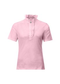 RICHROYAL Damen Blusenshirt, rosa, casual, Gr. S, Single Jersey, Obermaterial: 100% Baumwolle, Shirts, Mit gerüschtem Kragen