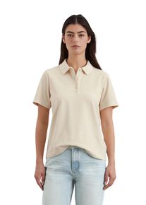 Marc O'Polo MARC O'POLO Damen Poloshirt "aus Light Piqué-Jersey", beige, casual, Gr. XXS, unifarben, Obermaterial: 96% Baumwolle, 4% Elasthan, Shirts