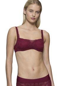 Triumph Damen Bügel-BH "Body Make-Up Illusion Lace Balconette", Gr. 80, rosa, Microtouch, Spitze, Obermaterial: 51% Polyamid, 37% Polyester, 12%