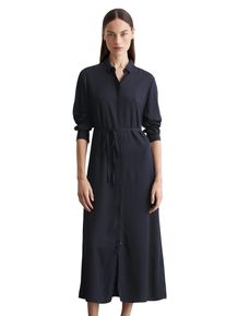 Marc O'Polo MARC O'POLO Damen Hemdblusenkleid "aus LENZING ECOVERO ", blau, casual, Gr. 34, unifarben, Obermaterial: 100% Viskose; Futter: 100% Nicht verfügbar,