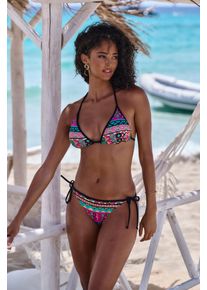 Buffalo Damen Triangel-Bikini, pink, Gr. 36, bedruckt, Polyester, Bikini-Sets, mit farbenfrohen Design