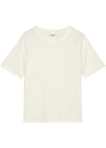 Marc O'Polo Damen T-Shirt, weiß, casual, Gr. L, MARC O'POLO DENIM, Jersey, Obermaterial: 100% Baumwolle, Shirts, im cleanen Basic-Look