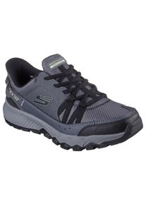 Skechers Herren Slip-On Sneaker "DYNAMITE AT", Gr. 40, grau, Leder, Synthetik, sportlich, Schuhe, Trekkingschuh, Freizeitschuh mit robuster Laufsohle