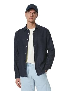 Marc O'Polo MARC O'POLO Herren Leinenhemd, blau, Gr. XL, Web, Obermaterial: 100% Leinen, Hemden, im klassisch cleanen Look