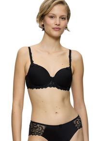 Triumph Damen Bügel-BH "Modern Finesse WP", Gr. 95, schwarz, Microtouch, Spitze, Obermaterial: 69% Polyester, 16% Polyamid, 15% Elasthan, unifarben,