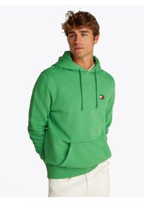 Tommy Jeans Herren Hoodie "TJM REG BADGE HOODIE EXT", grün, casual, Gr. S, Sweatware, Obermaterial: 100% Baumwolle, Sweatshirts, Mit