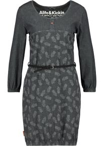 alife and kickin ALIFE & KICKIN Damen Jeanskleid "Damen DojaAK DNM Long", schwarz, Gr. S, 95% Baumwolle 5% Elasthan, Kleider